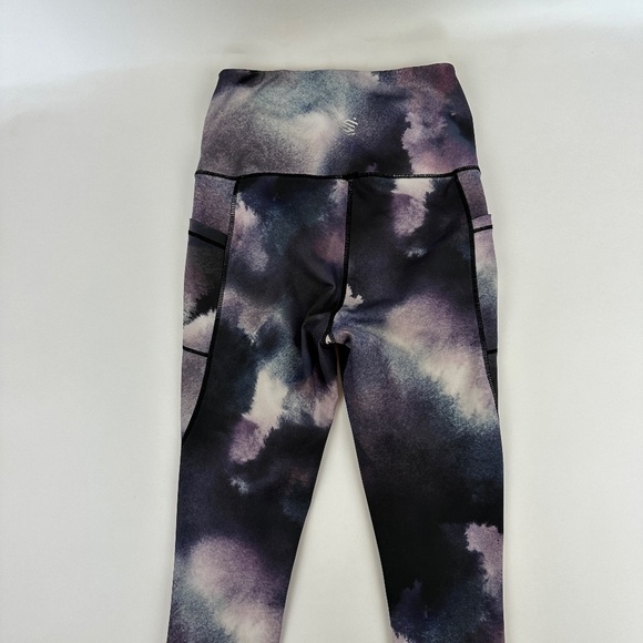 S2 Sportswear Leggings Womens XS Purple Clouds - Picture 8 of 9